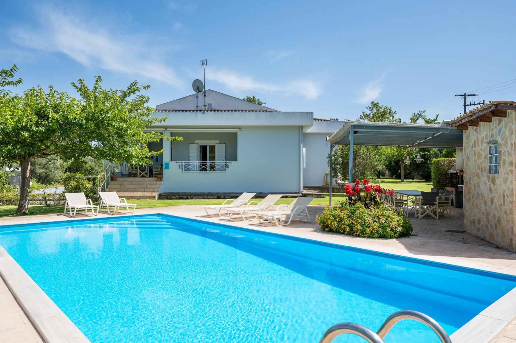 Villa Nefeli With Private Pool By Konnect Dassia (Corfu) Exterior foto